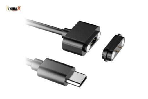 1 pin pogo pin magnetic cable connectors