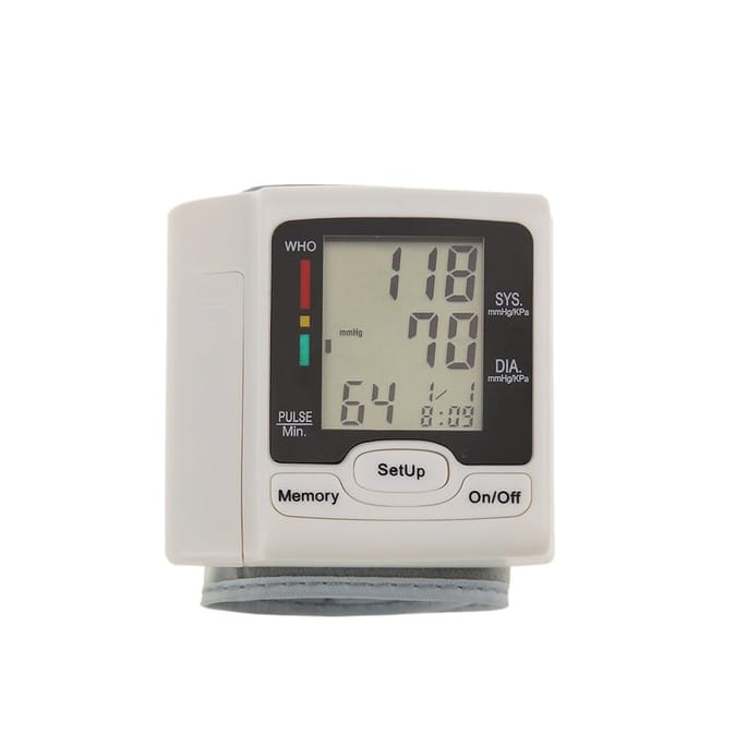 Blood pressure monitor of right angle pogo pin