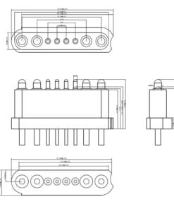 NC4678-08PA High Current Pogo Pin Connector