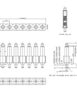 NC4721-07PA High Current Pogo Pin Connectors