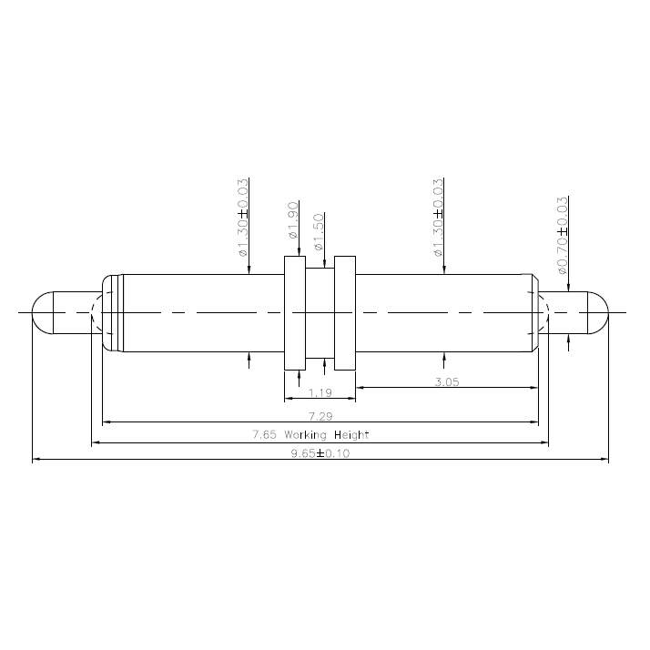 DOUBLE ENDED POGO PIN C2367-01