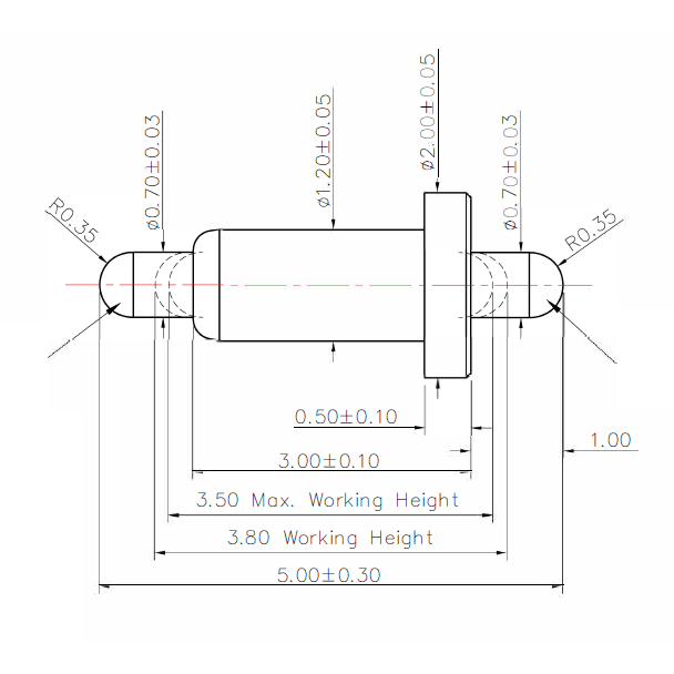 DOUBLE ENDED POGO PIN C756-01