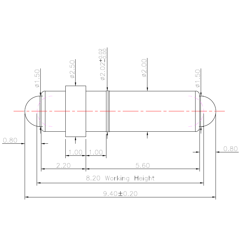 DOUBLE ENDED POGO PIN C839-01