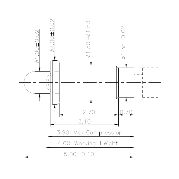 HIGH CURRENT POGO PIN NC4629-01PA