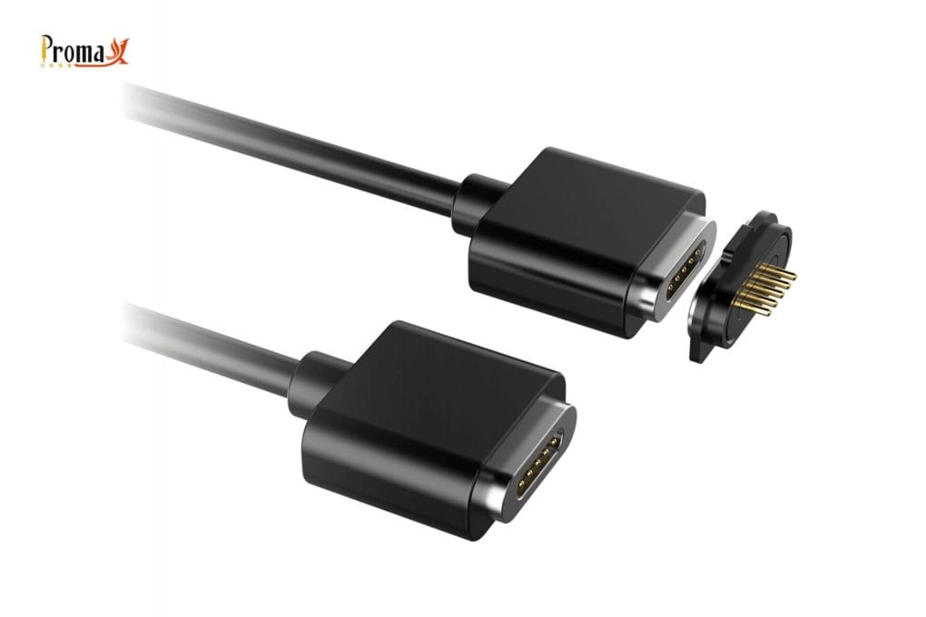 5 pin pogo pin magnetic cable connectors
