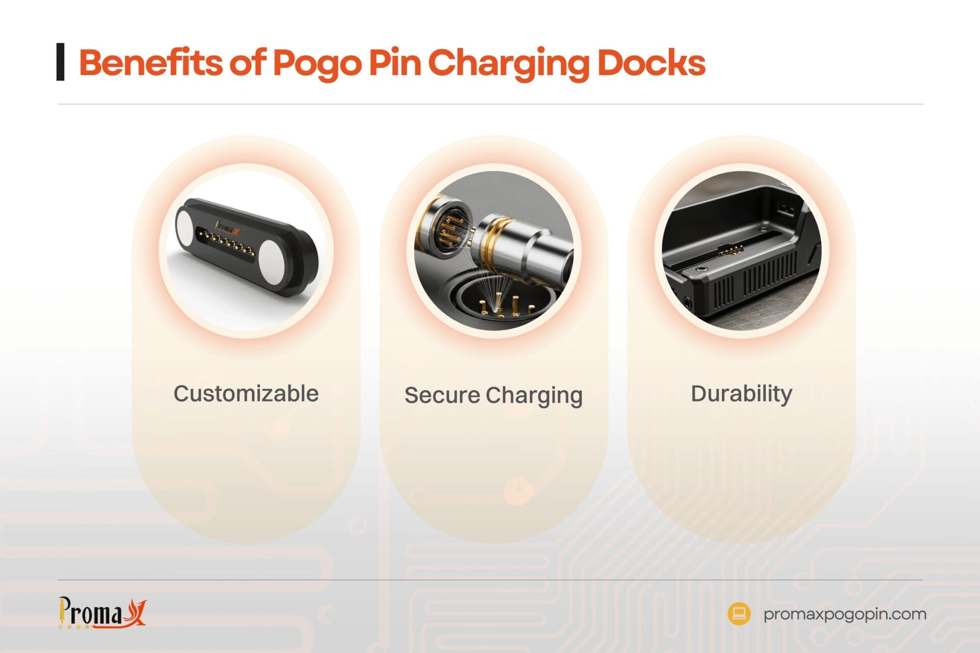 benefits pogo pin charging docks