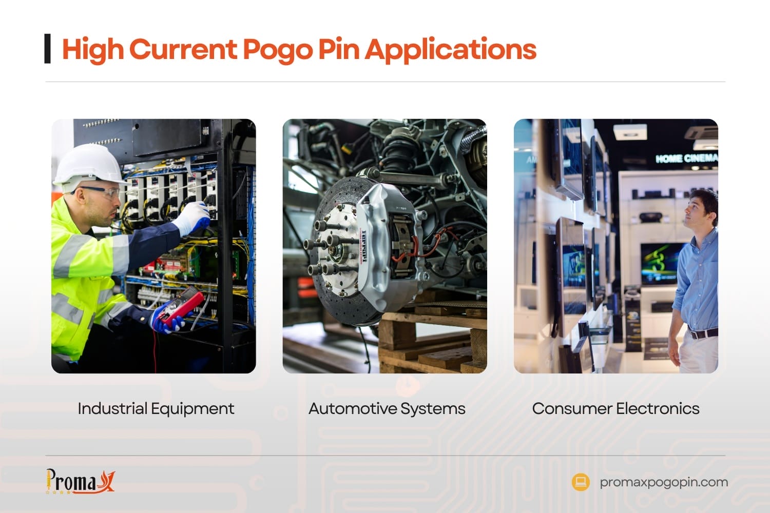 high current pogo pin applications