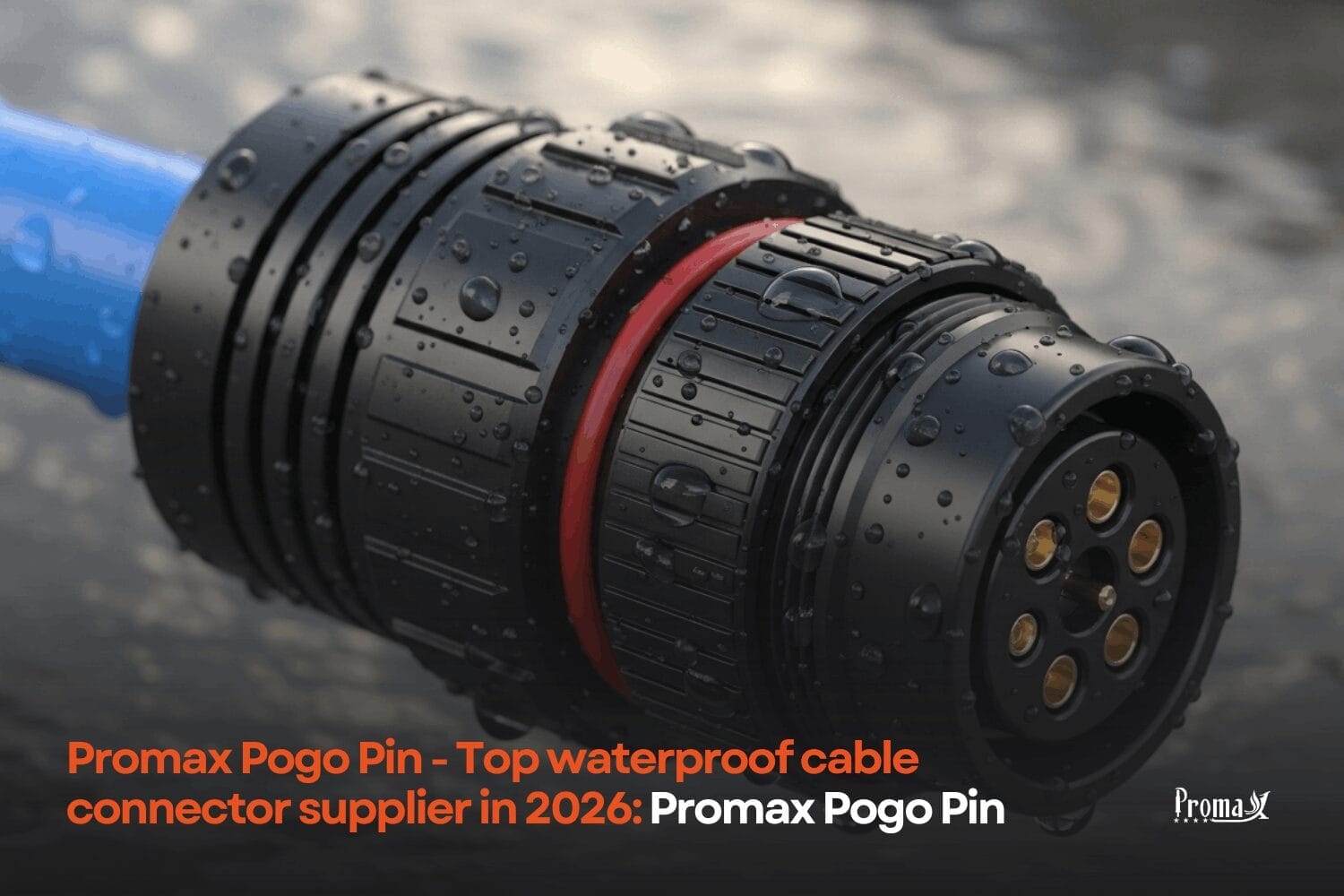 promax pogo pin waterproof cable connector suppliers