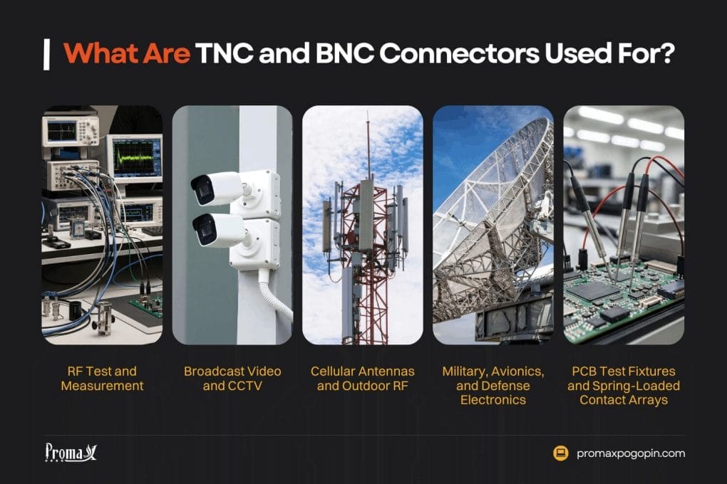 what are tnc and bnc connectors used for tnc vs. bnc