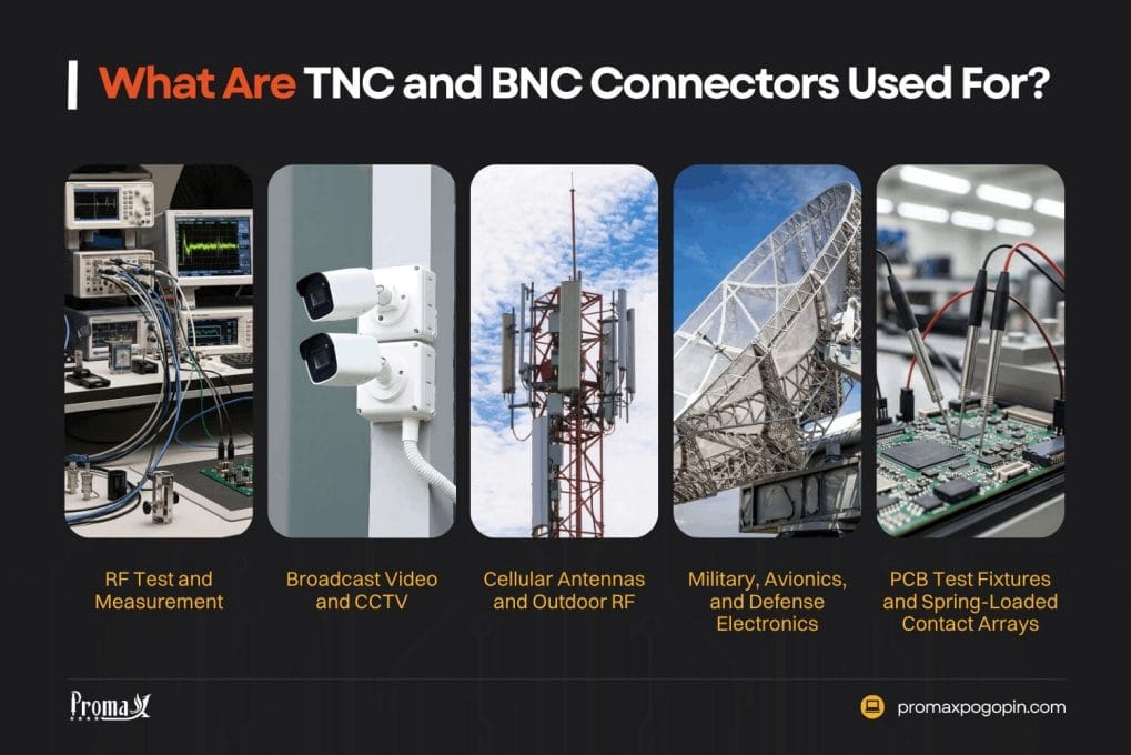 what are tnc and bnc connectors used for tnc vs. bnc