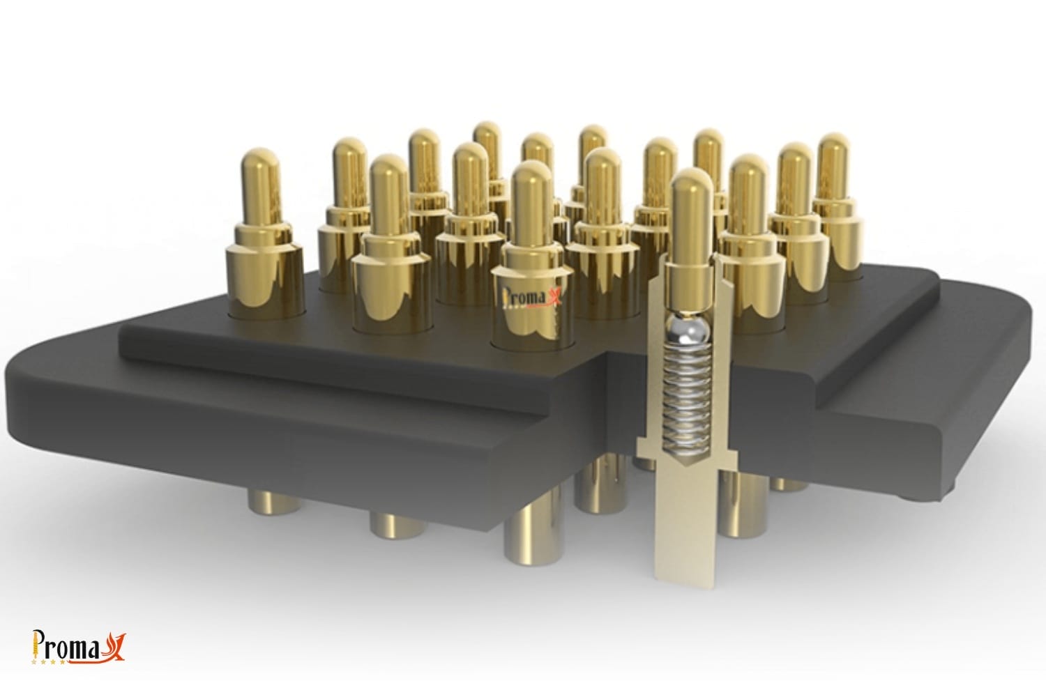 what is a double ended pogo pin