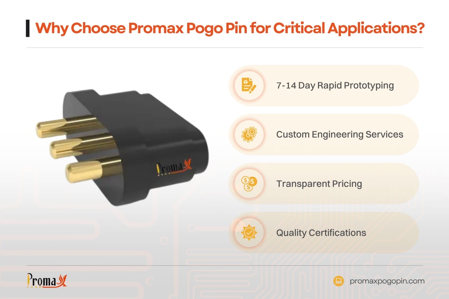 why choose promax pogo pin for critical applications